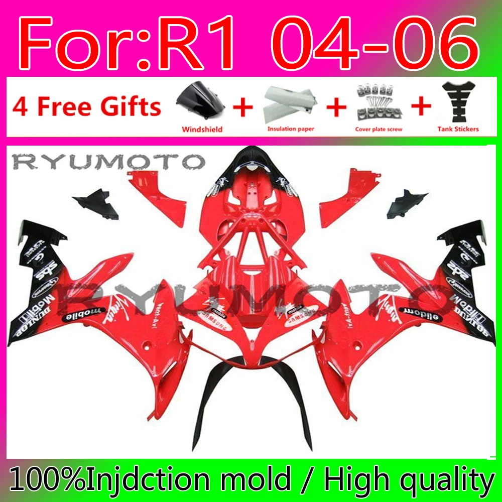 

New ABS Injection Mold Motorcycle Fairings Kit Fit for YAMAHA YZF-R1 2004 2005 2006 R1 04 05 06 bodywork fairing
