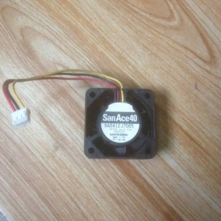 Новый вентилятор охлаждения радиатора для Sanyo 4015 9A0412J7D05 DC 12 В 0 11 а 40x40x15 мм 10 см
