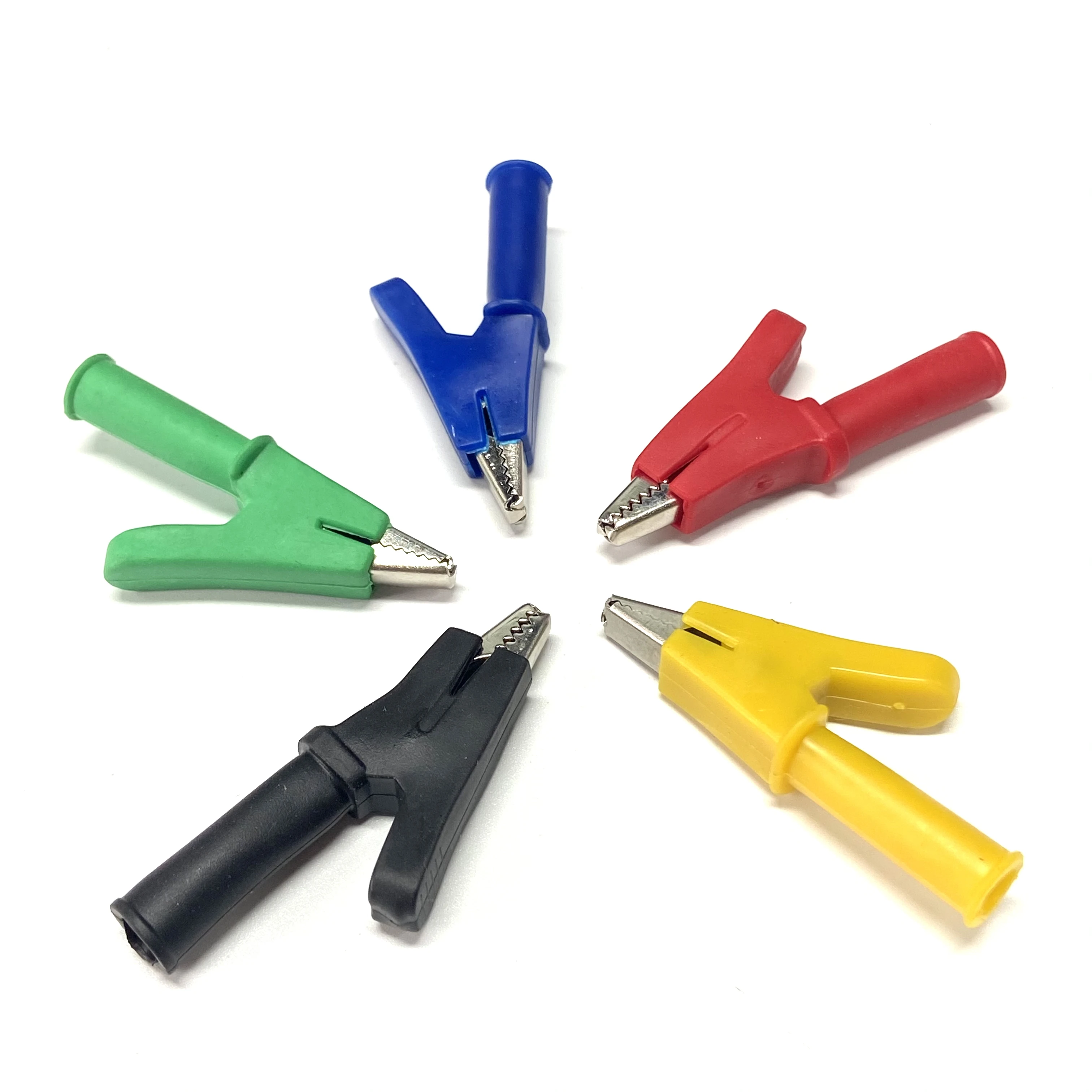 

3PCS Alligator Clips Test Clips Wire Clips With 4MM Jack Opening 10M High Quality With Protective Cover Full Copper Voltage 30A