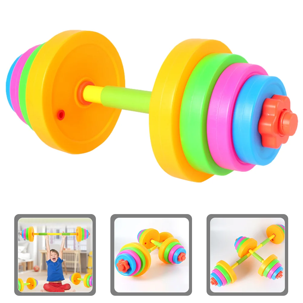 

Children Dumbbell Toy Plastic Dumbbell Kids Kindergarten Arm Training Dumbbel Equipment Exercise Dumbbell Hand Weight for Kids