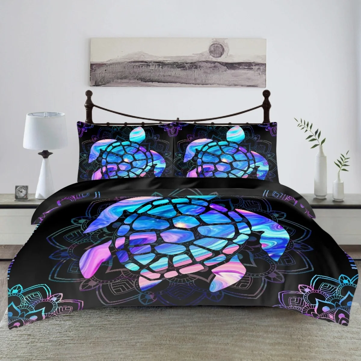 

Комплект постельного белья для мальчиков и девочек, с рисунком черепахи