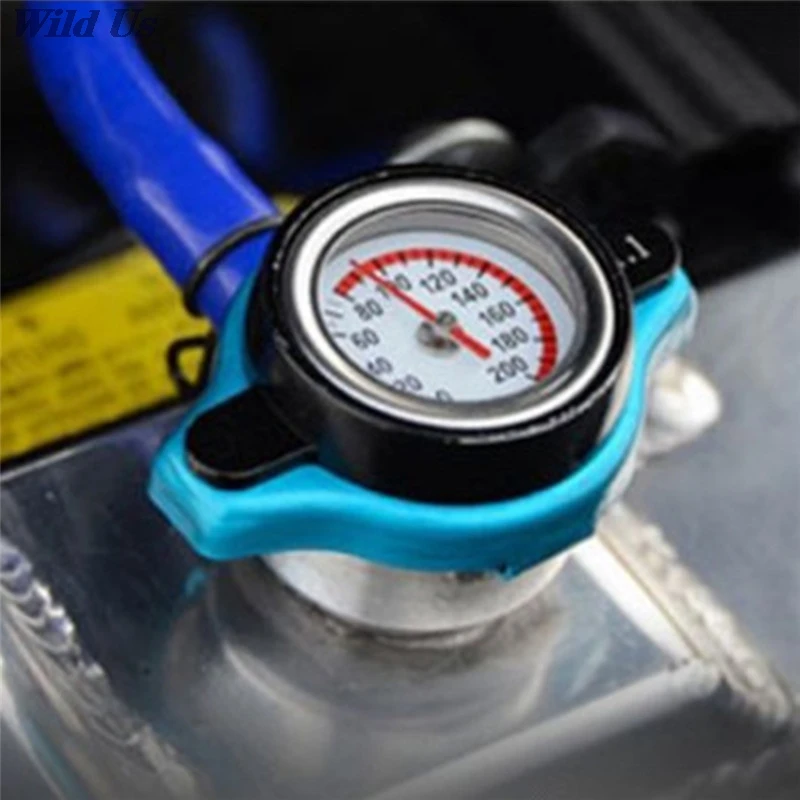 

1PCS Universal Car Thermost Radiator Cap Cover & Water Temp Gauge Meter 1.1Bar