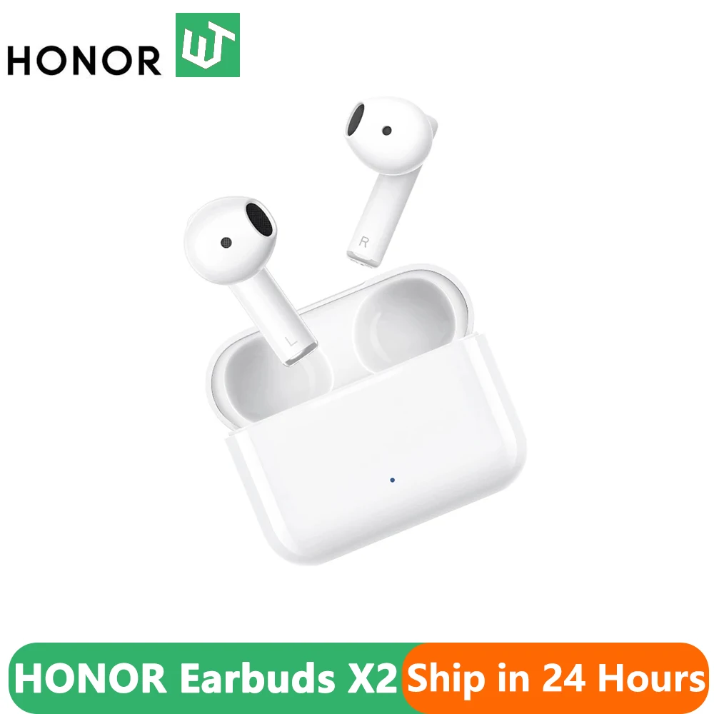 

HONOR Choice Earbuds X2 TWS Wireless Noise Cancellation Earbuds BT5.2 Earphones Dual Microphone Calls Semi-In-Ear Sport Headsets