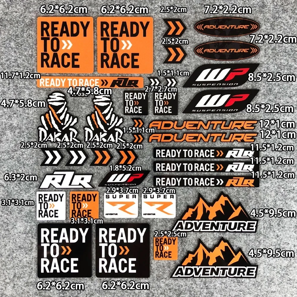 Светоотражающие наклейки для мотоцикла и мотокросса водонепроницаемые KTM RC8 Duke 200