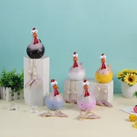 Керамическая фигурка курицы, отличный аксессуар для вашего сада#3