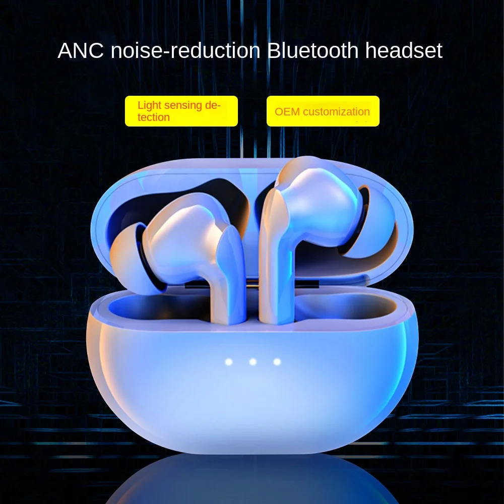 

ANC+ENC noise-cancelling Bluetooth wireless headphones are suitable for mobile phones and tablets