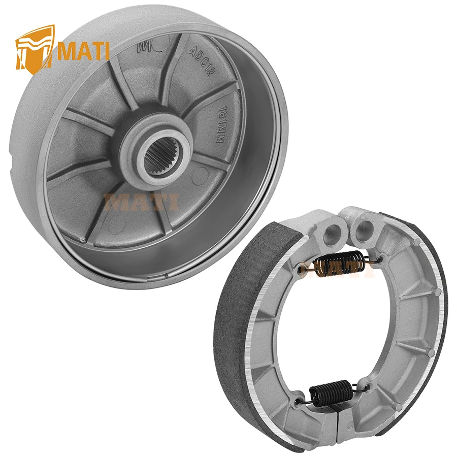 

Ступица и колодки заднего тормозного барабана MATI для Honda Foreman 500 2005-2013 Rubicon 500 2001-2014 43620-HN2-000 43620-HR0-F00 06430-HN2-000