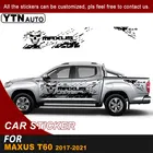 4x4 Muds Боковая дверь кузов автомобиля наклейки страшный Скелет графический винил крутая наклейка на кровать для Maxus T60 2017 2018 2019 2020 2021