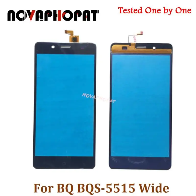 

Novaphopat Black sensor Touchscreen For BQ BQS-5515 Wide BQS 5515 Touch Screen Digitizer Screen touchpad Replacement +tracking