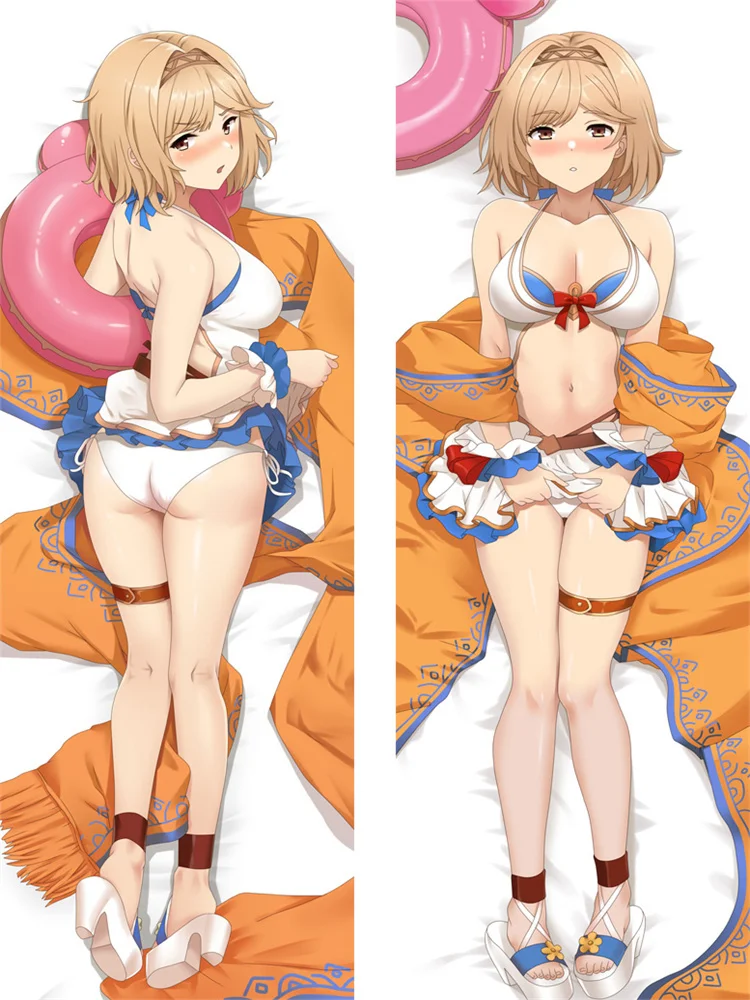 

Anime Dakimakura Granblue Fantasy Cushion DIY Customized Pillowcase Hugging Full Body Pillow Cover Case Home Bedding Gift