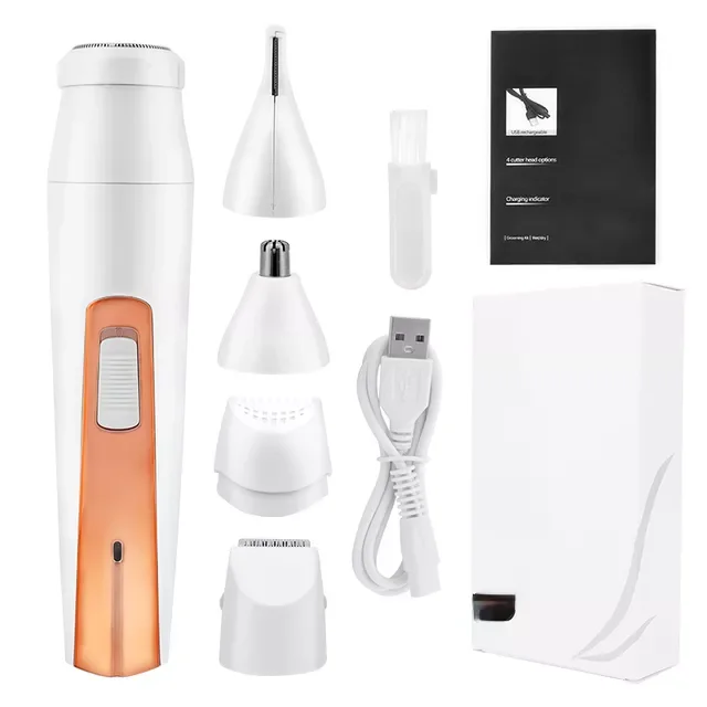 

Женский эпилятор NEW2023 в 1, триммер для бровей, Дамская Бритва для удаления волос, машинка для бритья, депилятор для лица и зоны бикини