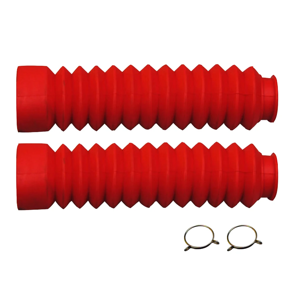 

2pcs Shock Absorption Replacement Motorcycle Front Fork Cover Durable Suspension Portable Dust Shield Universal For Protect