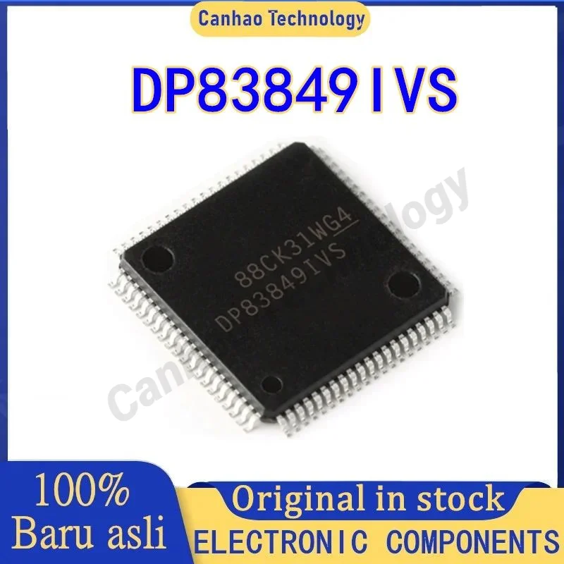 Новый оригинальный DP83849IVS DP838491VS TQFP80 в наличии