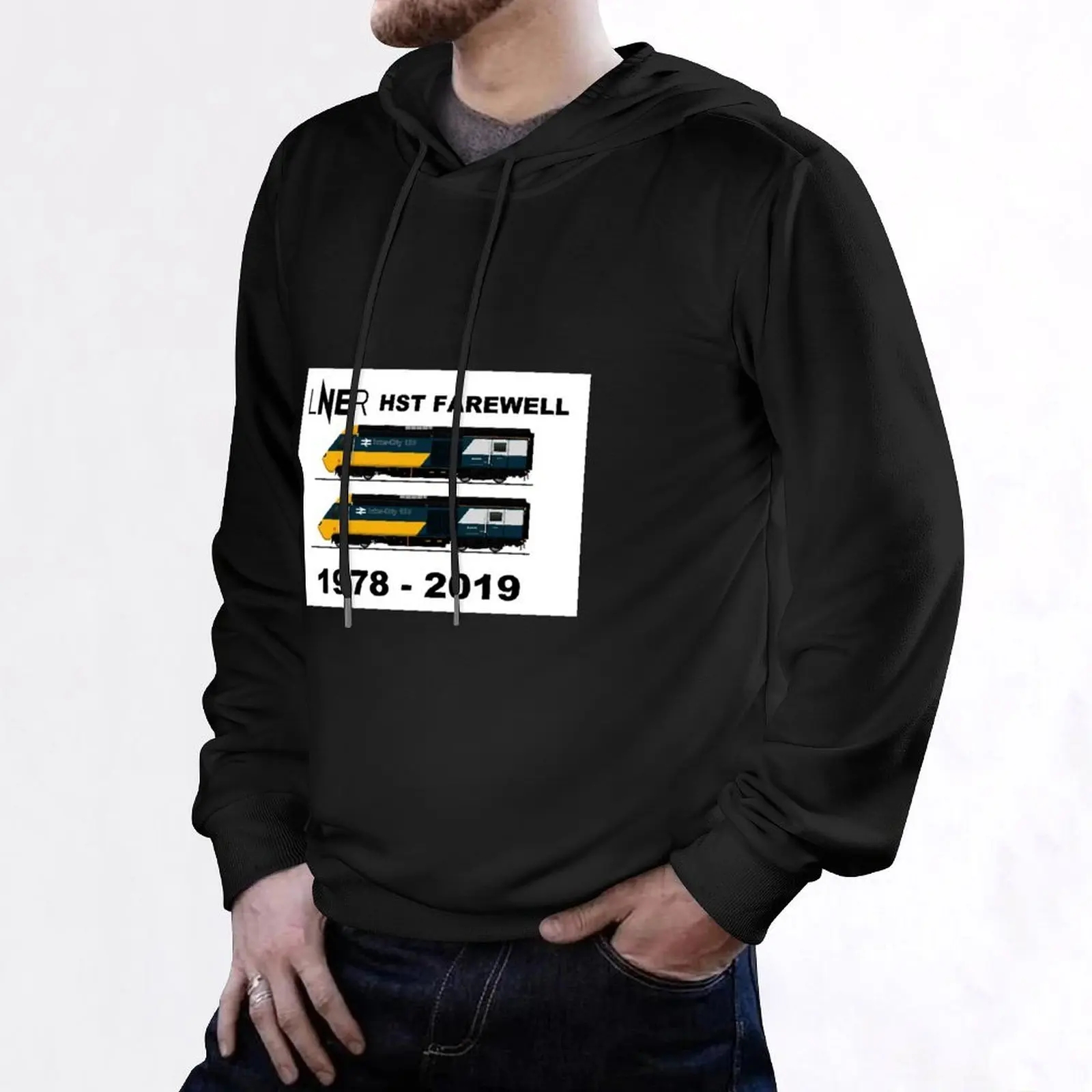 LNER HST FAREWELL пуловер с капюшоном мужская толстовка одежда осенняя осенние новинки в