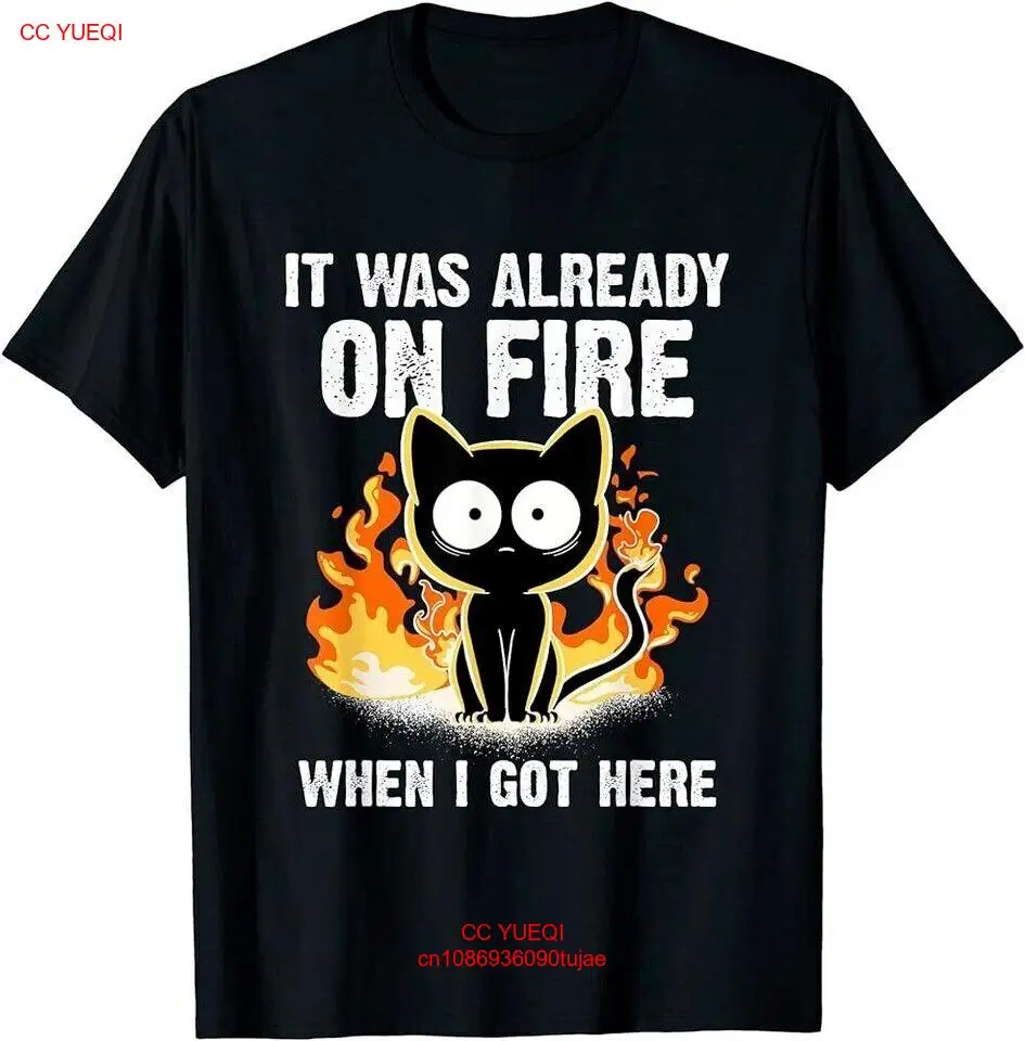 Это было уже на огне когда я пришел сюда кошка забавная фотография