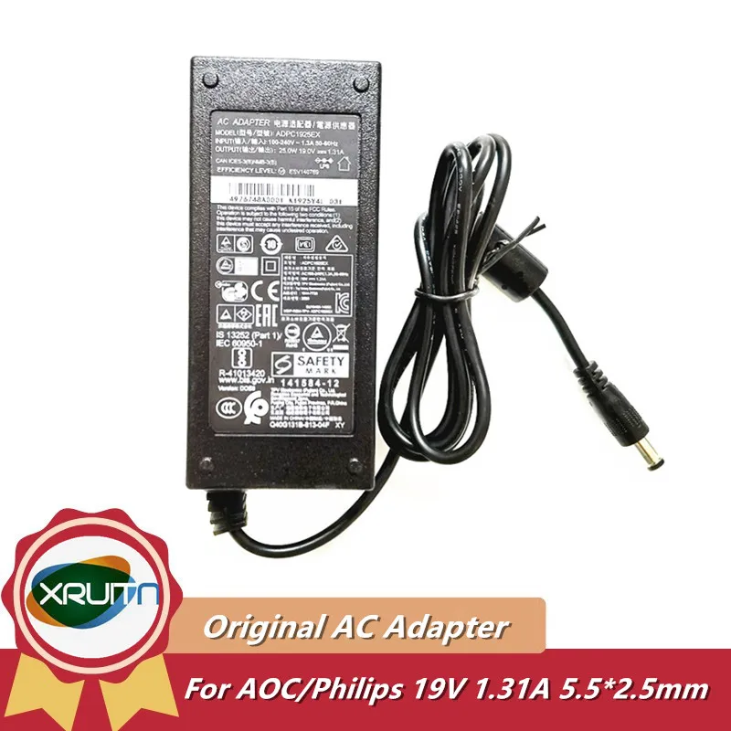 Оригинальный адаптер переменного тока ADPC1925EX 19 В 1 31 А для Philips/AOC 24B2XD/24B2XDM/24B2XDA