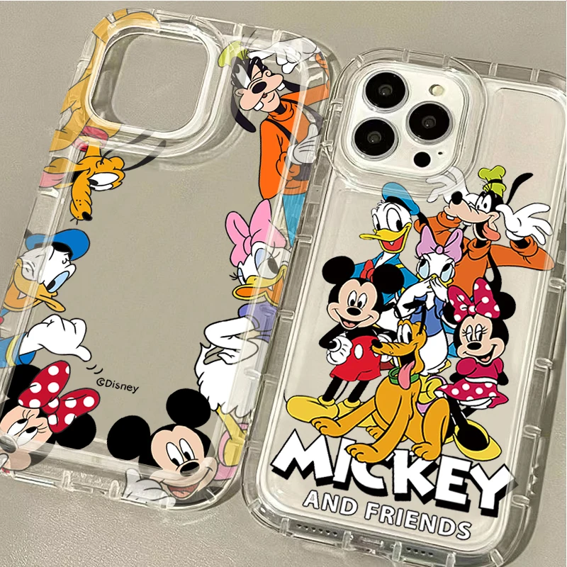 Чехол Disney Minnie Mickey Mouse Friends для Samsung Galaxy S24 Ultra S23 FE S22 S21 S20 Plus Note 20 10 Pro A34 A54 A33 A53 Capa