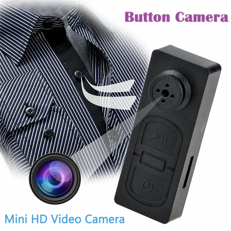 

HD Mini Video Camera Wireless Button Camera Shirt Button Camcorder Secret Video Recorder Loop Recording Invisible Security Cam