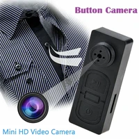 hd mini video camera wireless button camera shirt button camcorder secret video recorder loop recording invisible security cam