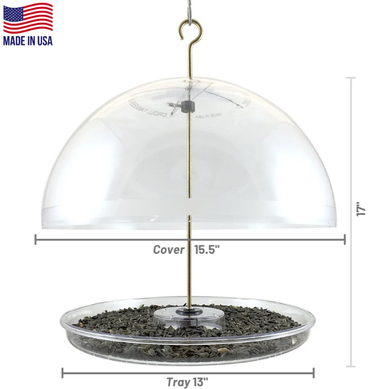 

Dome Feeder, Cardinal Feeder, 1 lb Capacity, Clear