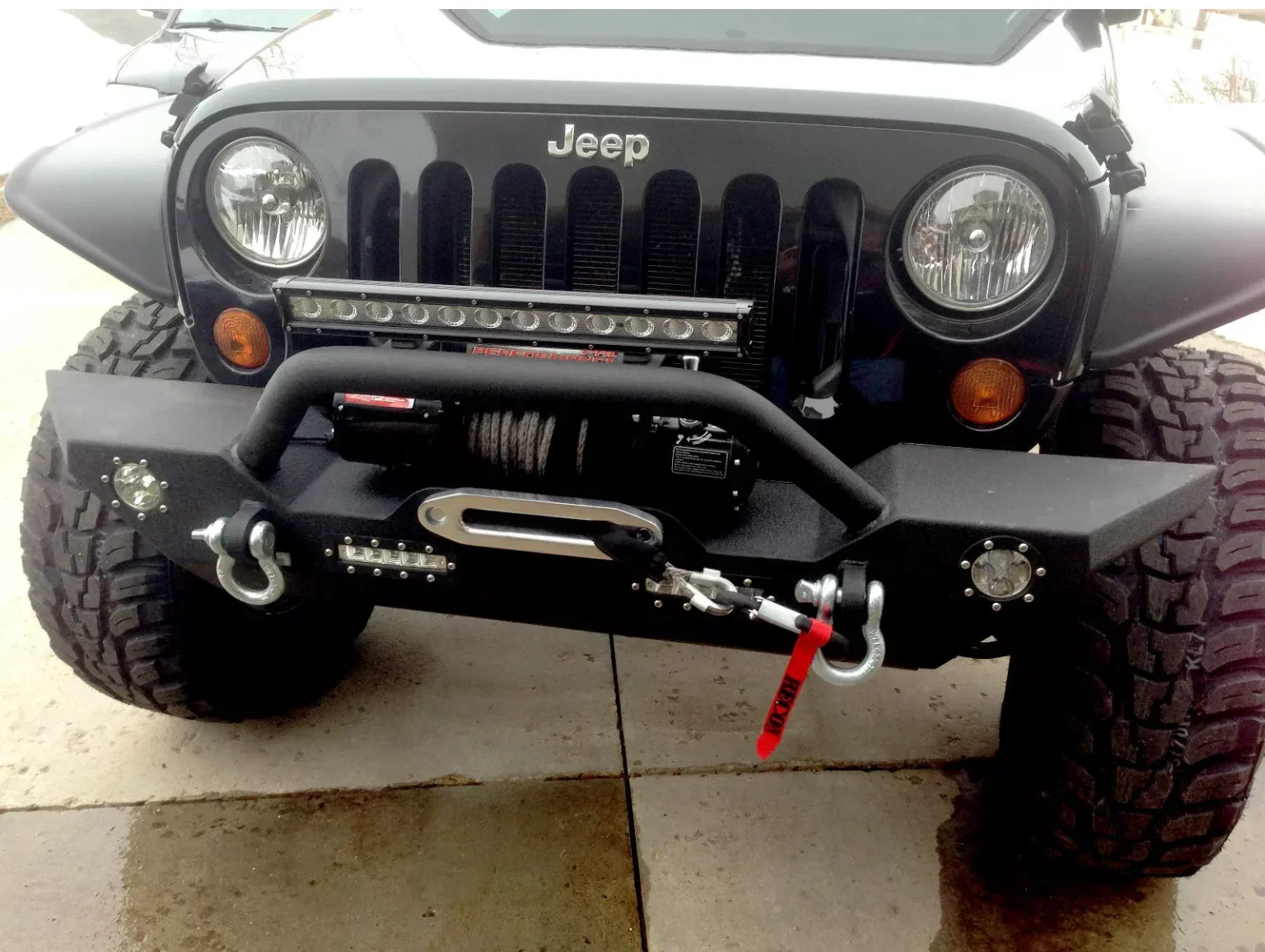 Оптовая продажа GRWA высококачественный передний бампер для аксессуаров Jeep Wrangler