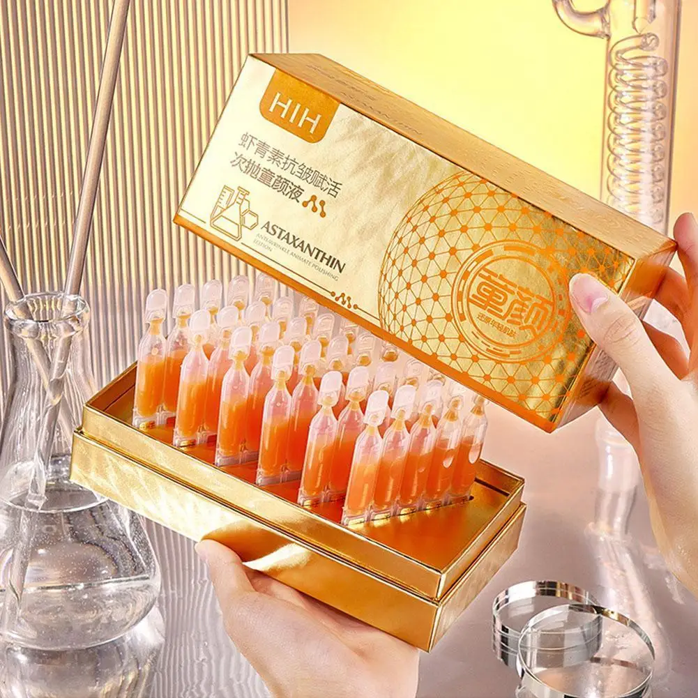 

Astaxanthin Ampoule Anti Aging Face Serum Restore Skin Brightening Care Antioxidant Rejuvenation Skin Ampoule Serum Skin Care