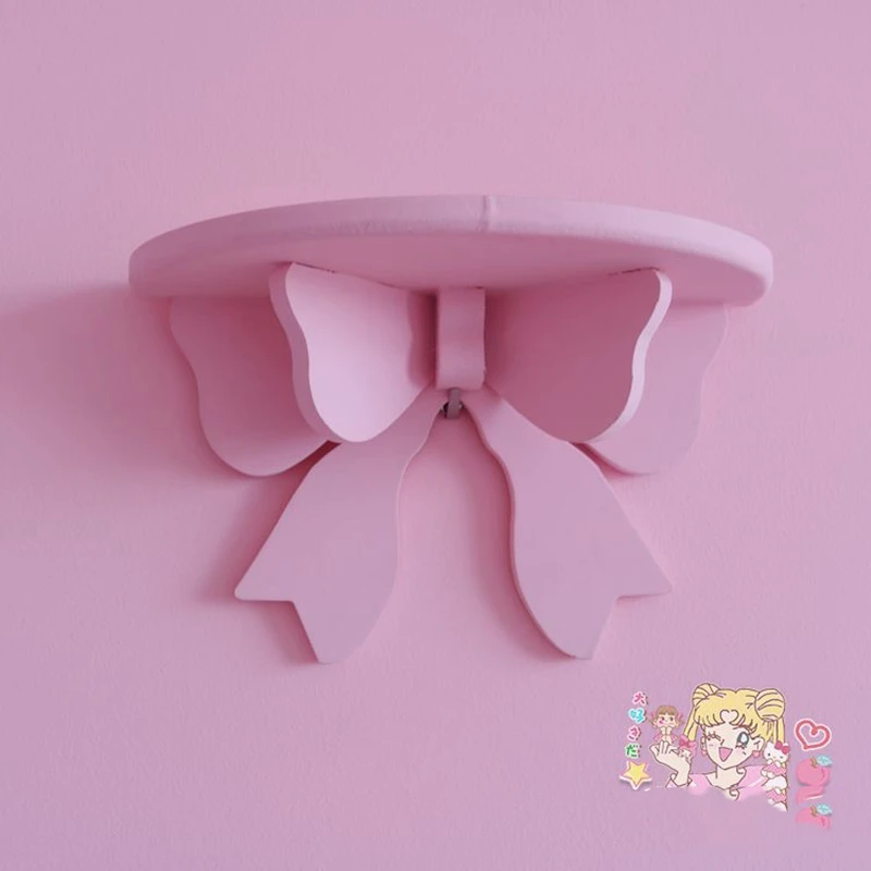 

Деревянная полка с бантом для мелочей