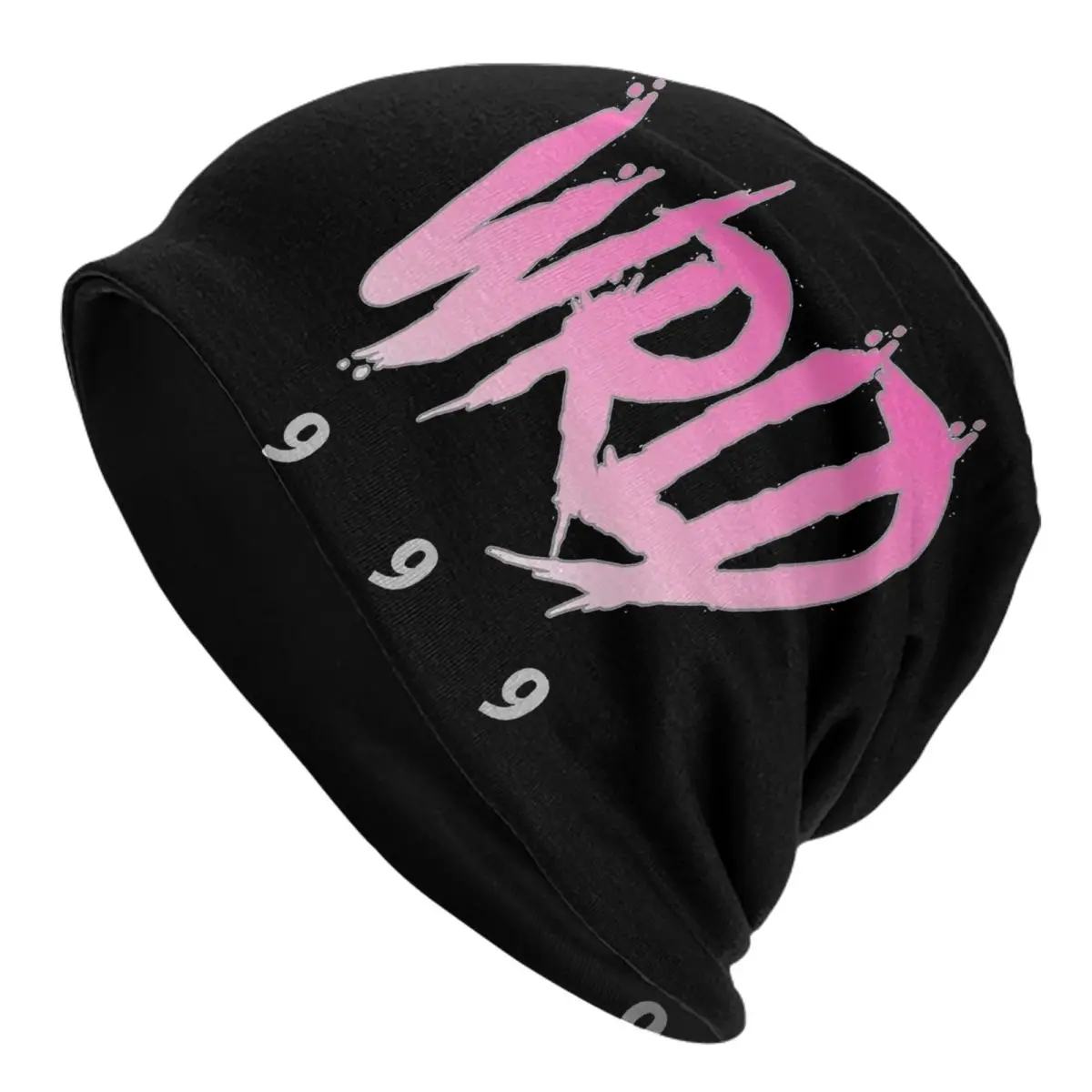 

Popular Pink Juice Wrld 999 Logo Bonnet Knit Hat Product Fall Winter Warm Vintage Rock Skullies For Men