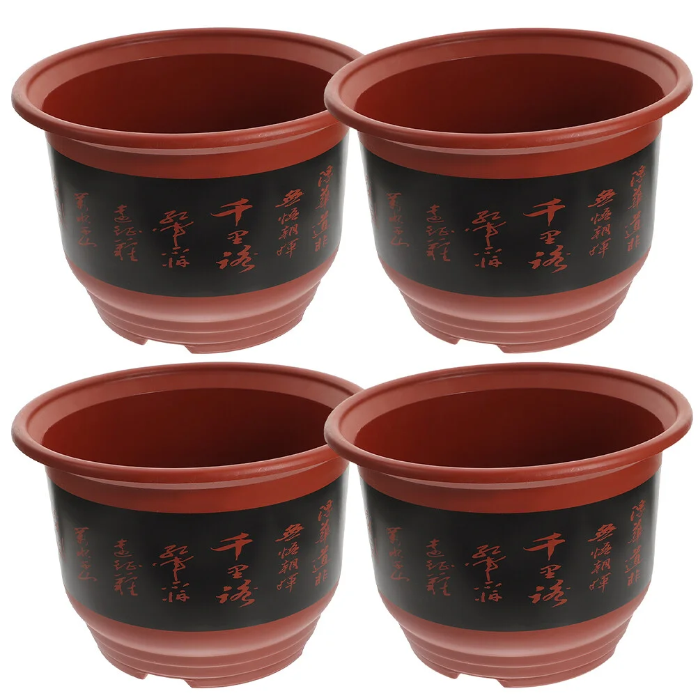 

4Pcs Orchid Planting Pot Nursery Plastic Pots Succulent Planter Pot Pots