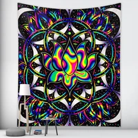 tai chi diagram wall decoration mandala witchcraft indian tapestry bohemian decoration hippie home decoration yoga mat