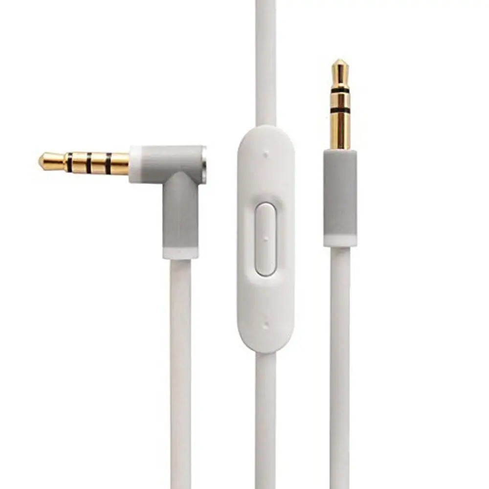 

Replacement Audio Cable with Mic and Control For Beats by Dr Dre Headphones Solo Studio Pro Detox Wireless Mixr Executive Pill