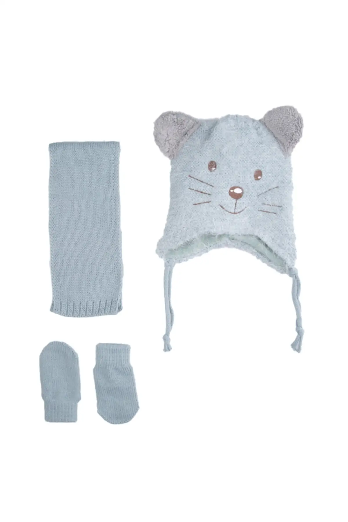 

Набор из шарфа, шапки и перчаток 0-18 месяцев, 3 шт. Набор