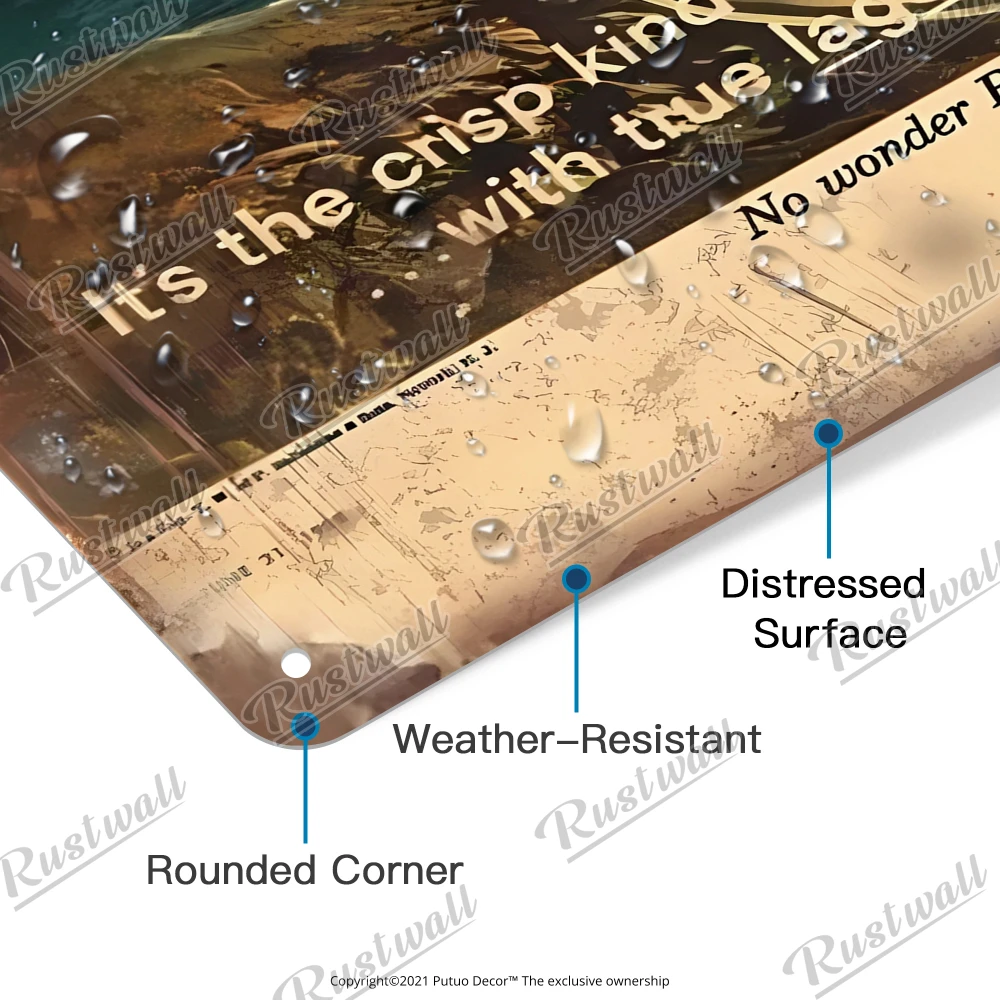 Фото стены ржавчины для любителей пива табличка в винтажном стиле бара и паба 7