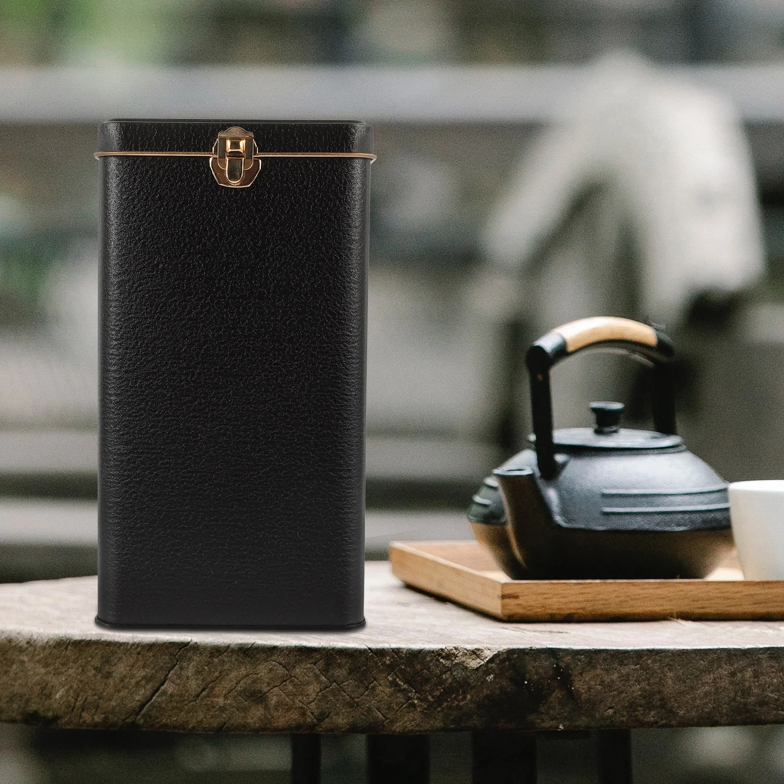 

Coffee Bag Metal Tea Candy Gift Cookie Jars Tinplate Canister Airtight Lids