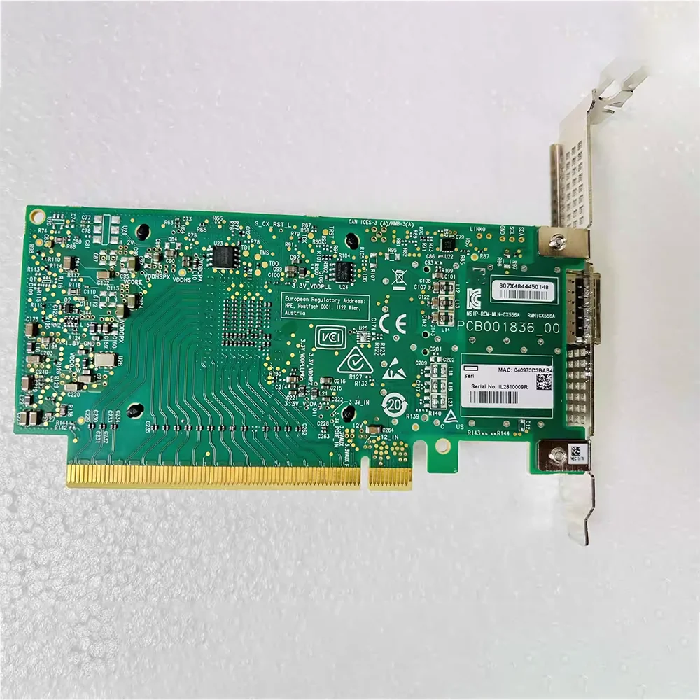 Для сетевой карты HPE Ethernet 100 ГБ 842QSFP28 877697 -001 874253 -B21