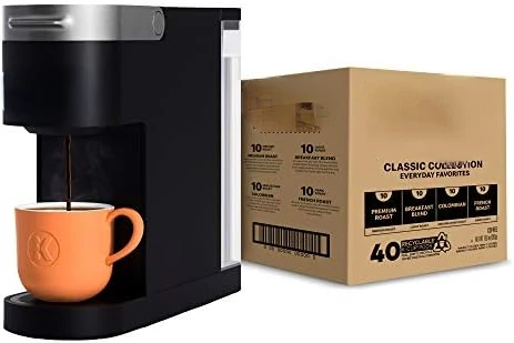 

Single Serve Maker with McCafé Classic Collection Variety Pack, 40 Count K-Cup Pods
