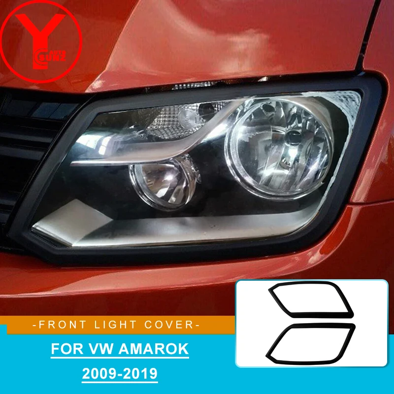 

Tuning Head Light Trim Cover For VW Amarok 2009 2010 2011 2012 2013 2014 2015 2016 2017 2018 2019 Car Styling Accessories YCSUNZ