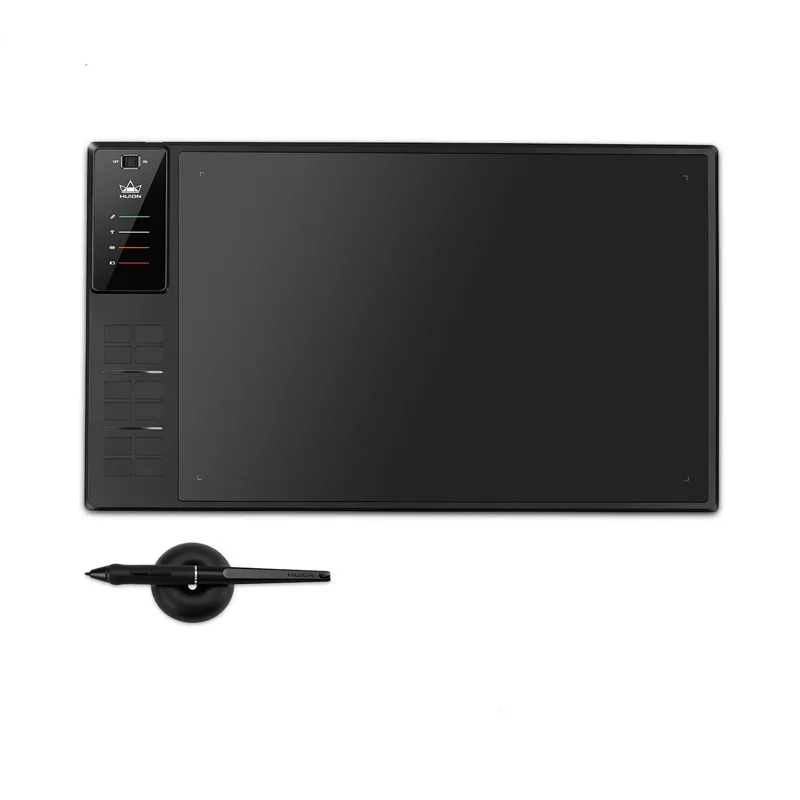 Фото Интерактивный беспроводной графический планшет Giano WH1409 V2, 14*9 дюймов, самый большой размер, для письма и рисования №2