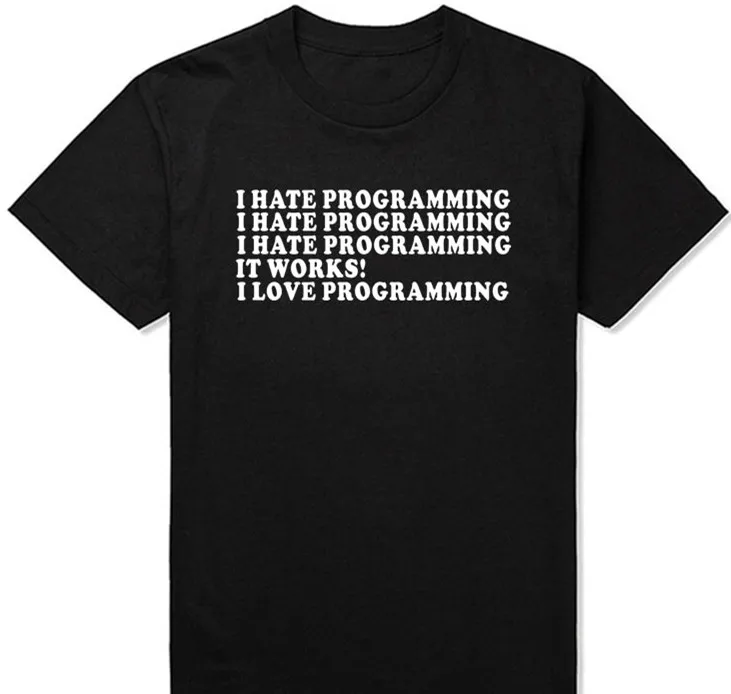 Футболка мужская программируемая с коротким рукавом и круглым вырезом