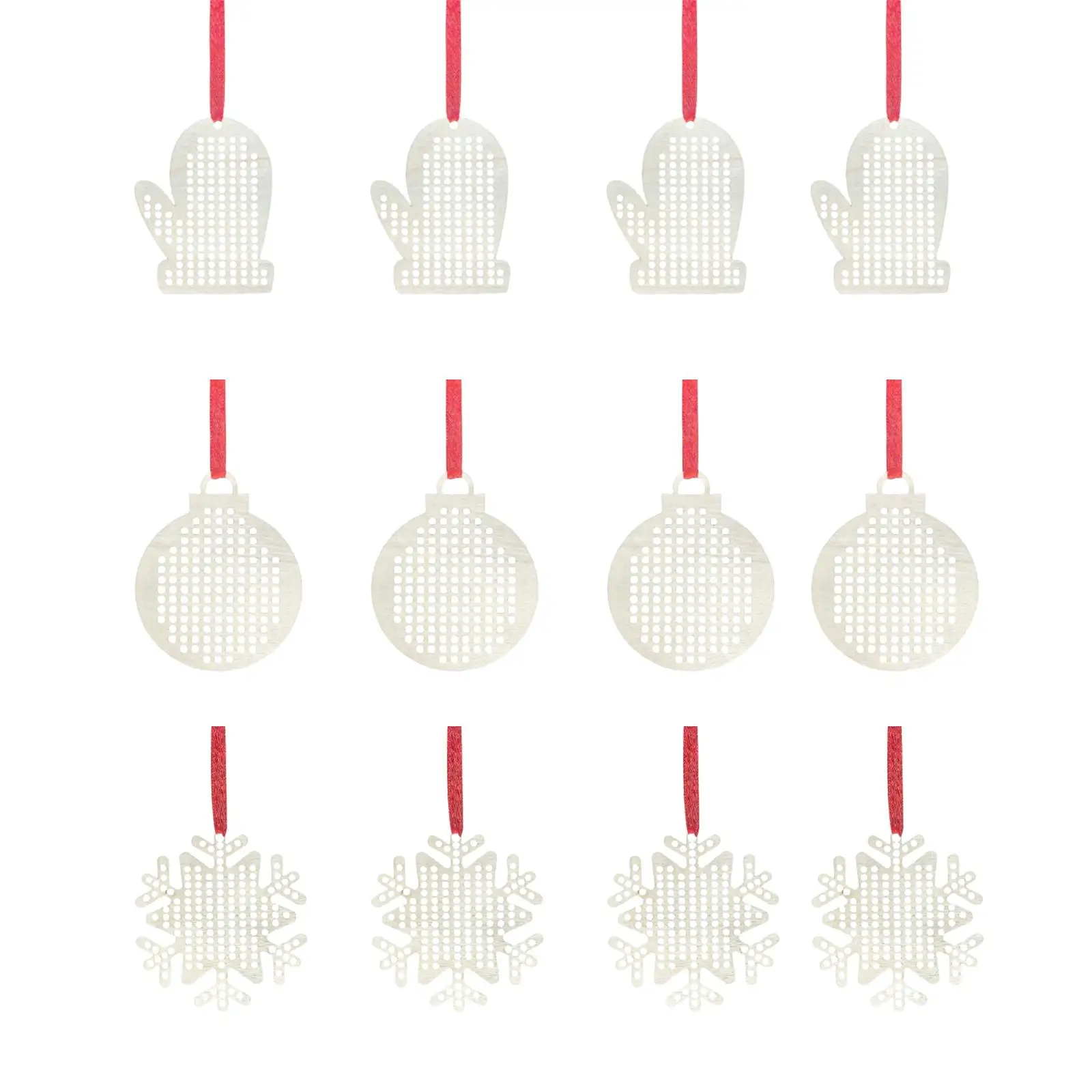 3 шт. деревянные наборы для вышивки крестом детей рождественские педанты сделай