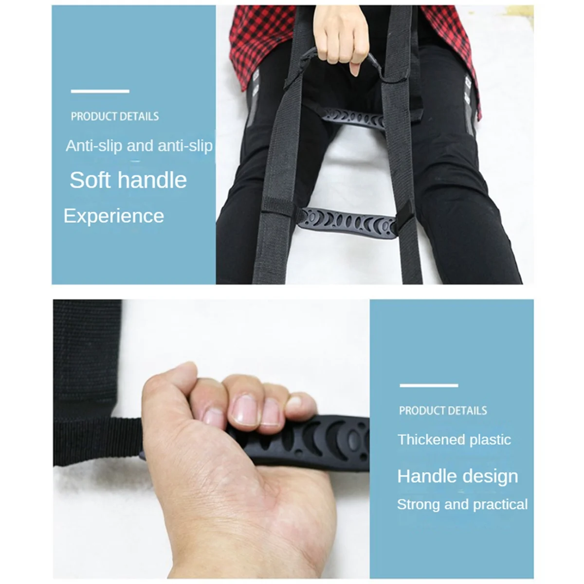 Помощник лестницы с ручкой и ремнем из веревки для восстановления после травм