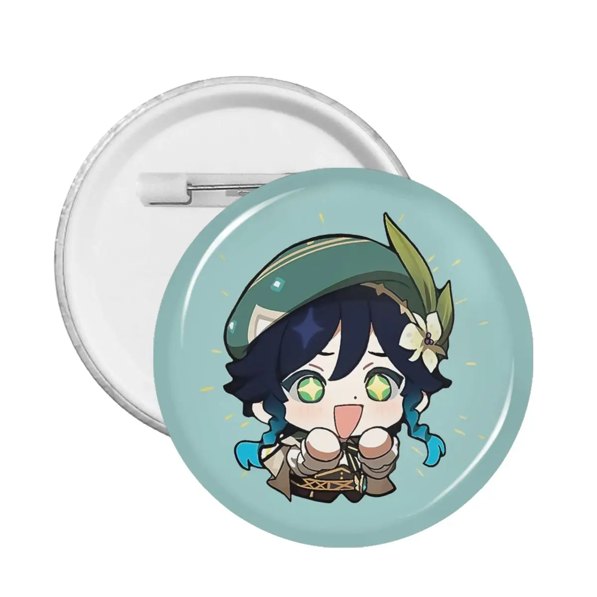 

Светящаяся брошь на воротник, 59 мм