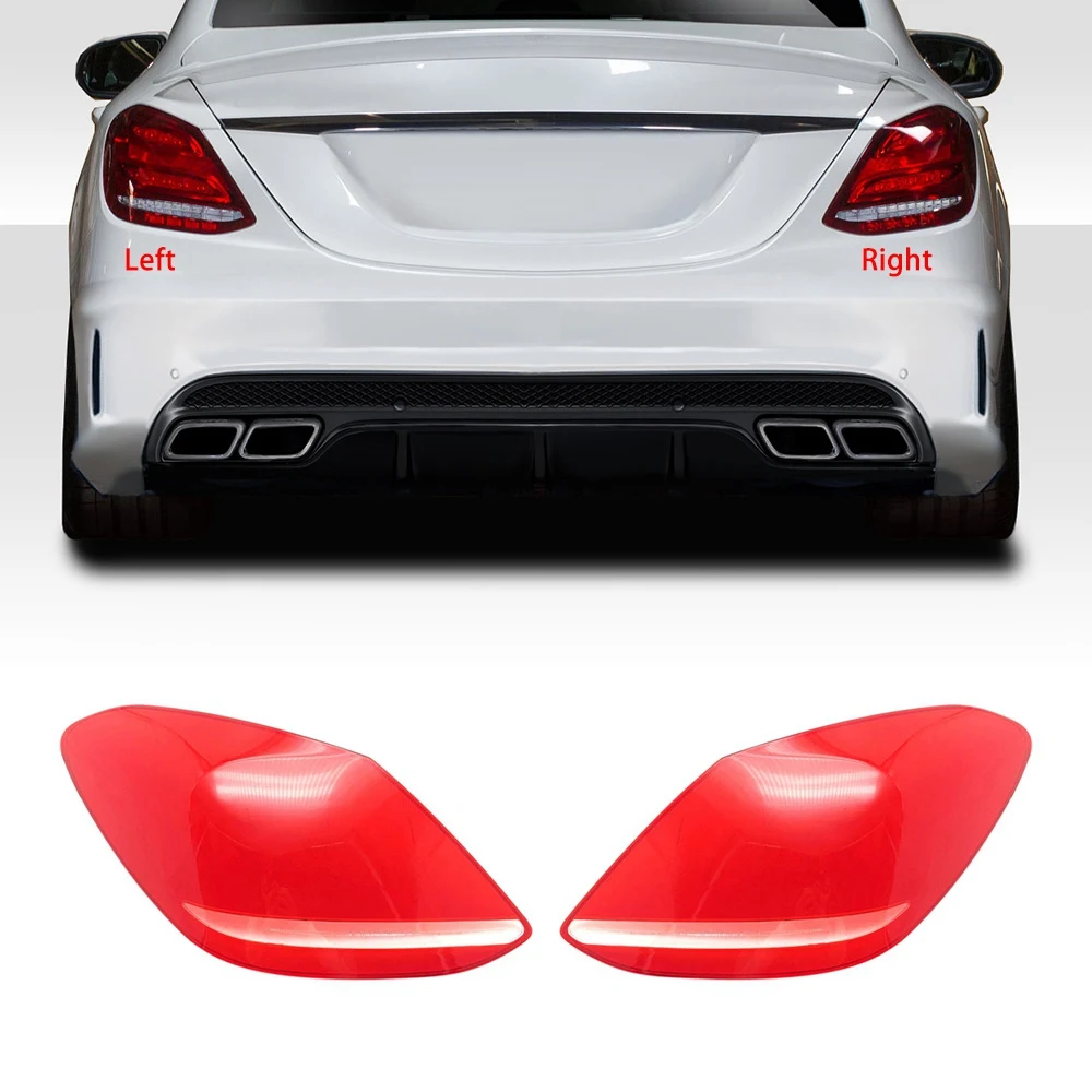 

For Mercedes Benz C-Class W205 2019 2020 2021 Left Rear Tail Lamp Cover Taillights Cover Rear Lamp Shell Mask Lampshade