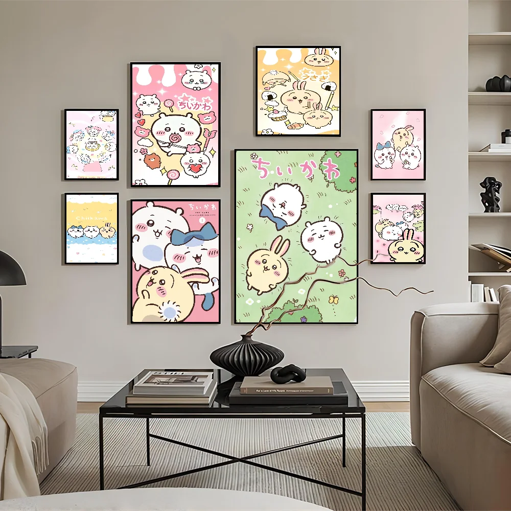 Kawaii C-Chiikawa Usagi Classic Movie Posters HD Quality Poster Wall Art Painting Study Nordic Home Decor