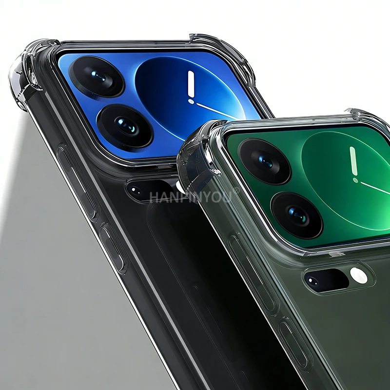 Противоударный мягкий чехол Claer для Xiaomi 17 Ultra 17 Pro Max с защитой углов, из ТПУ, бампер-протектор от падений (art.: 3920d4e44819d) - 3920d4e44819d