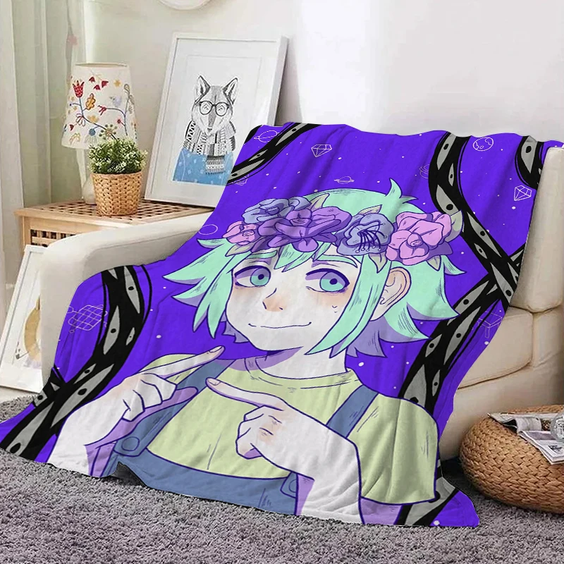 

Custom Blanket For Decorative Sofa Omori Bedspread On The Bed Fluffy Soft Blankets Bedroom Decoration Throw Fleece Boho Anime