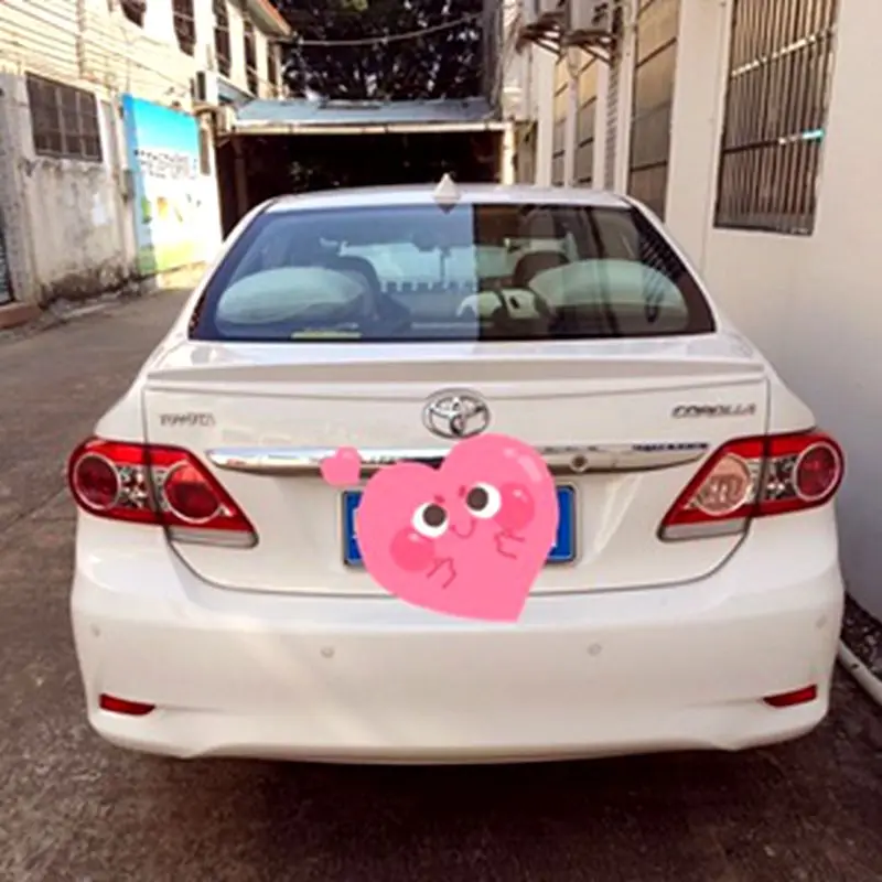 Спойлер для Toyota Altis Corolla Sedan 2018-2014 АБС-пластик заднее крыло багажника комплект