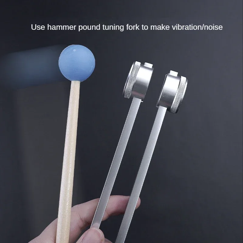 6 шт. набор алюминиевых вилок для настройки 128 Гц-4096 Гц