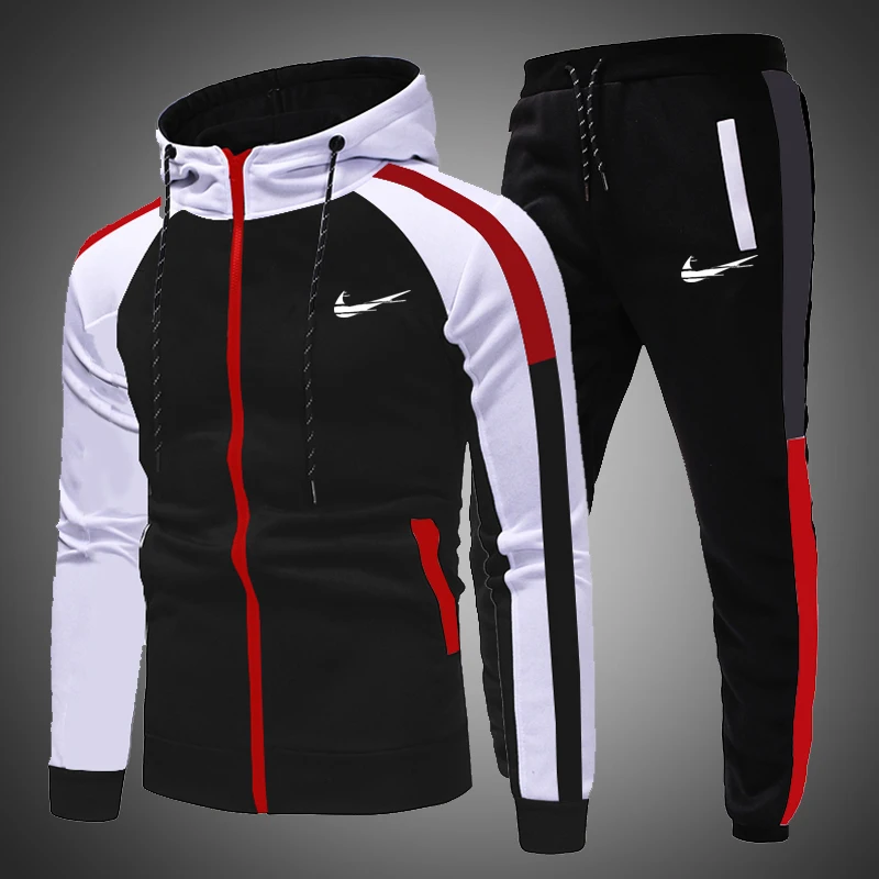 

Men Tracksuit Pants Jogging Suit 2 Pcs Tracksuit Autumn IКNIKEС Men Outfits Sportswear Running Sweatsuit Loose Fit Clothes Men