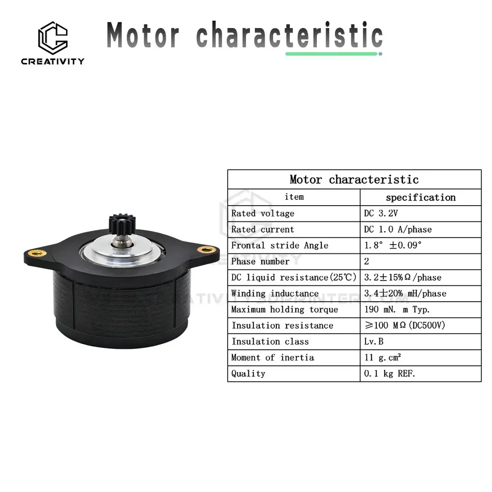 Новый Экструдер K1C шаговый двигатель 360-градусный пресс 12 зубьев круговой для